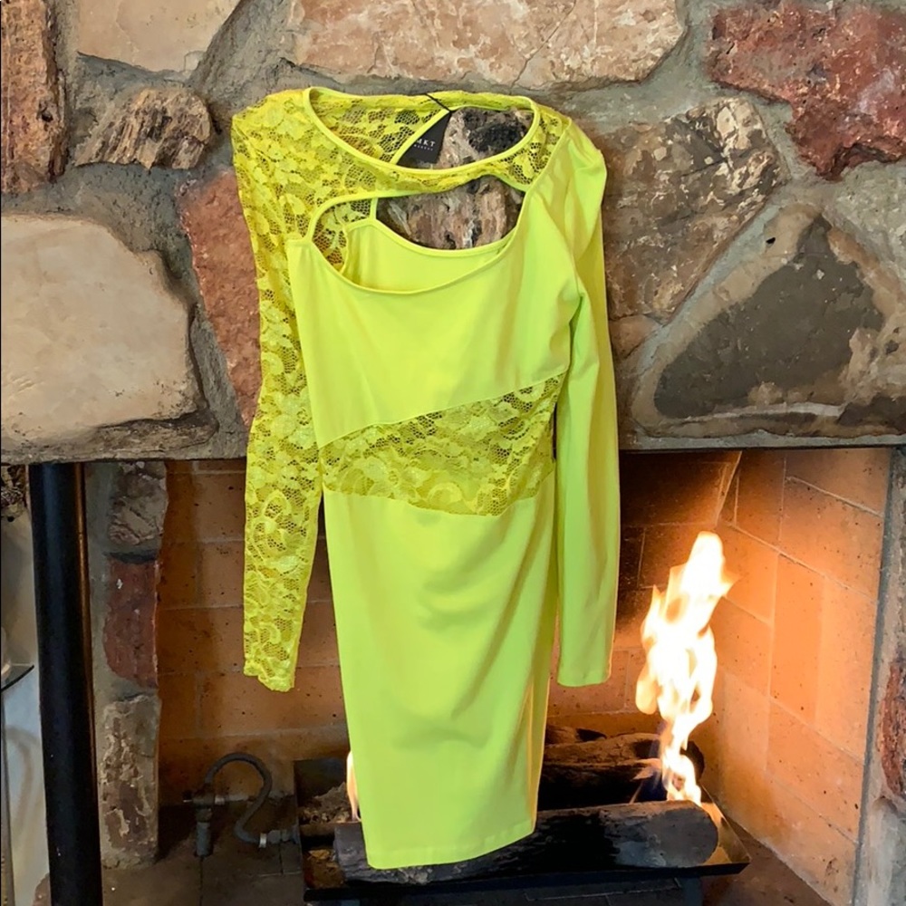 Lime Green Cocktail Dress